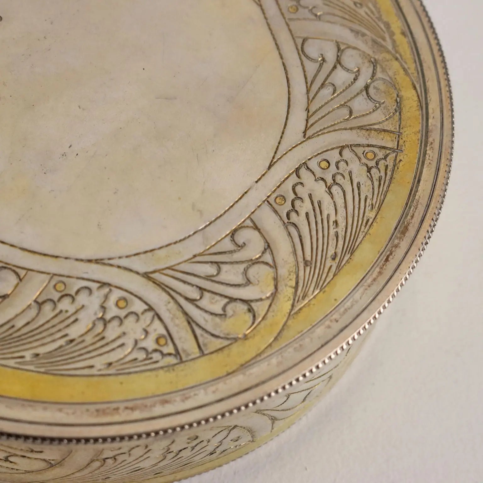 Morini Manufacture's Silver Snuff Box Italy XX Century
