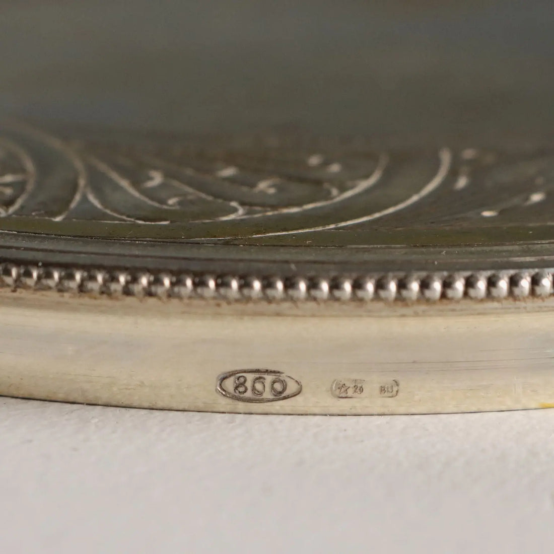 Morini Manufacture's Silver Snuff Box Italy XX Century