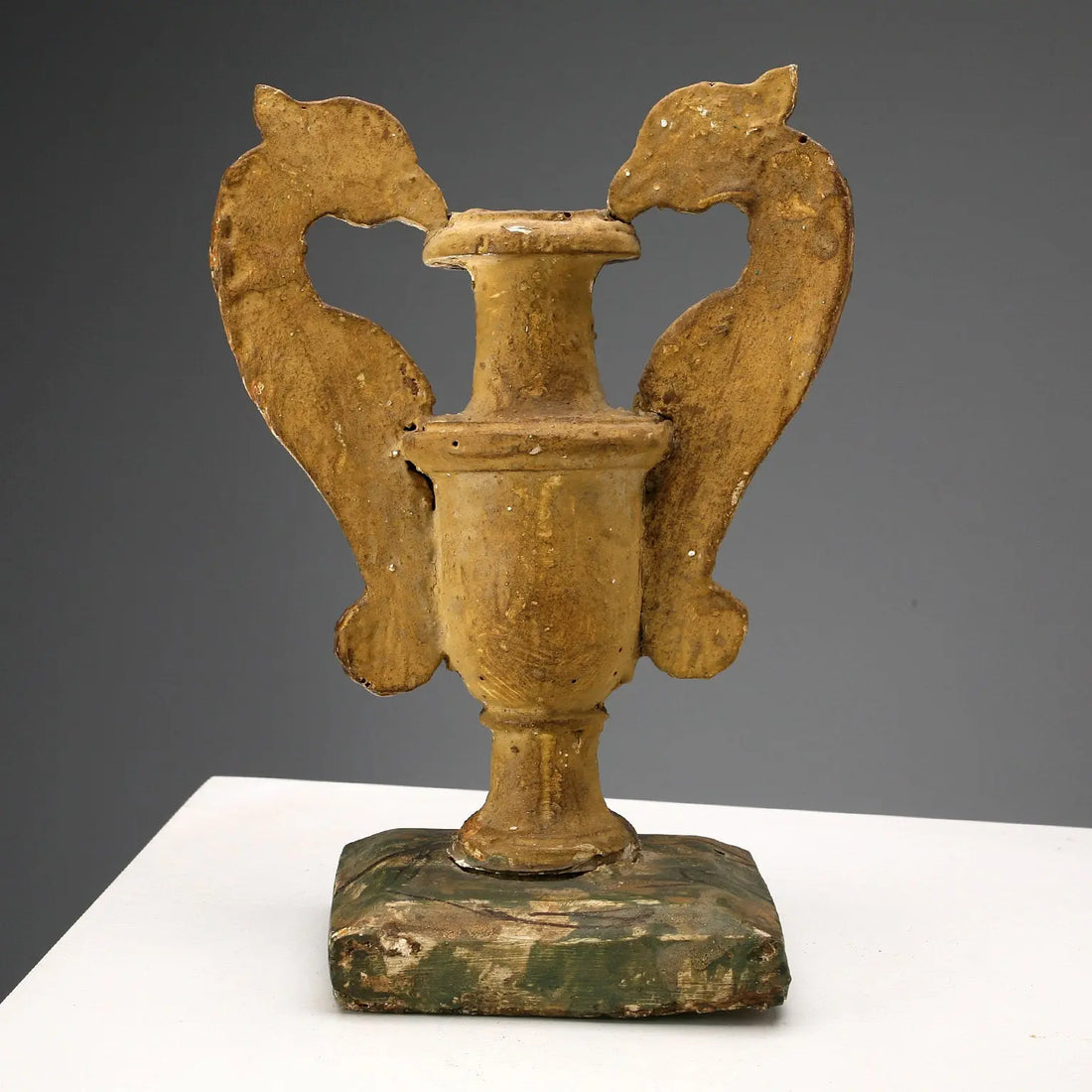 Antique Vases Gilded Wood Lacquered Italy XIX Century - Italy, Early XIX Century | Antiques | Fancy Goods