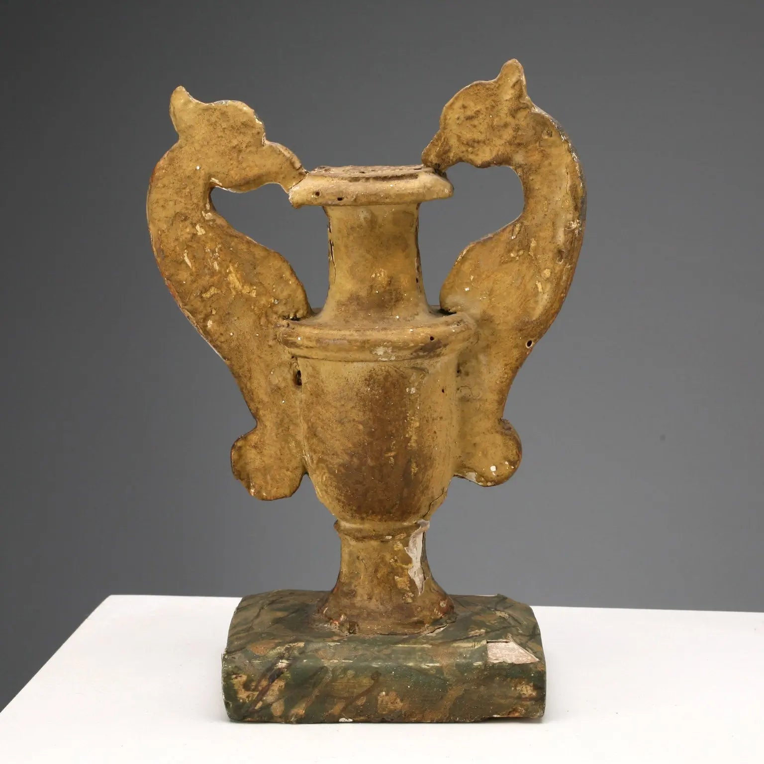 Antique Vases Gilded Wood Lacquered Italy XIX Century - Italy, Early XIX Century | Antiques | Fancy Goods
