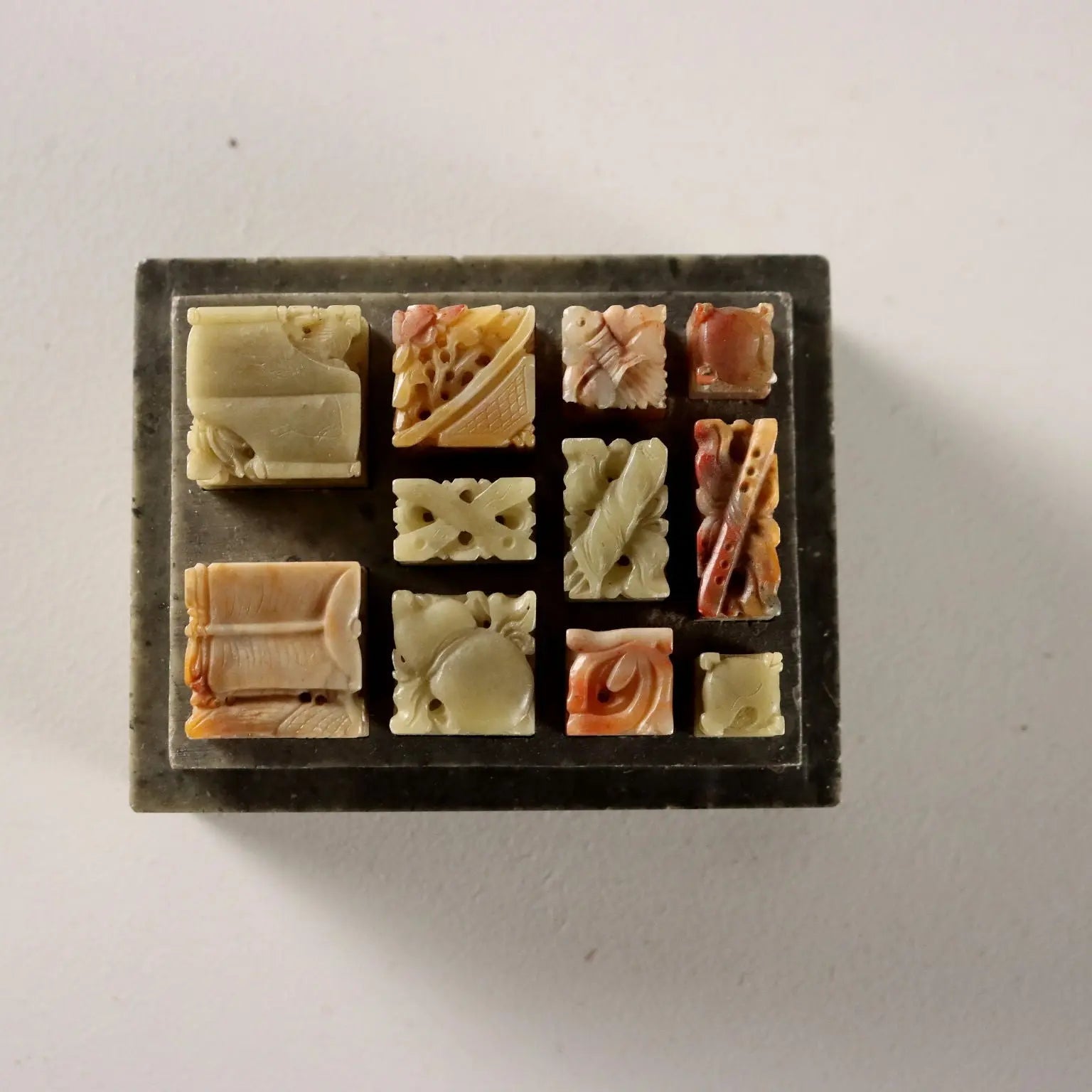 Antique Box Soapstone Rock China XX Century - China, XX Century | Antiques | Fancy Goods