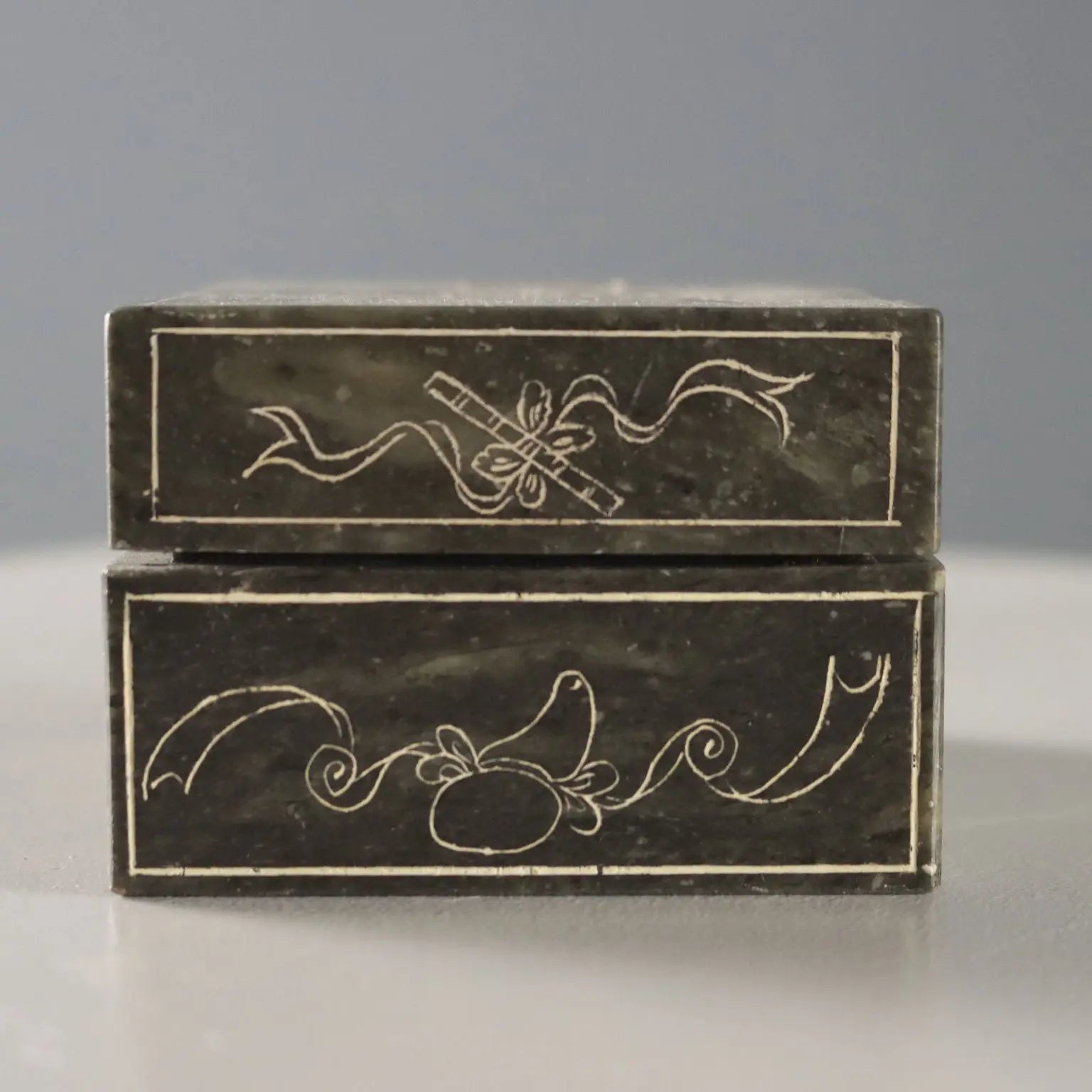 Antique Box Soapstone Rock China XX Century - China, XX Century | Antiques | Fancy Goods