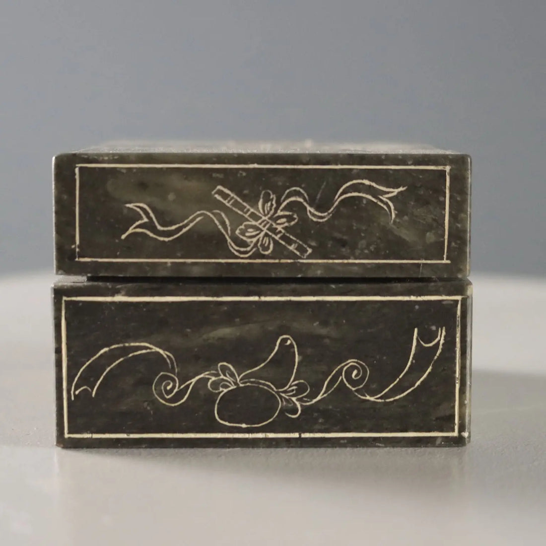 Antique Box Soapstone Rock China XX Century - China, XX Century | Antiques | Fancy Goods