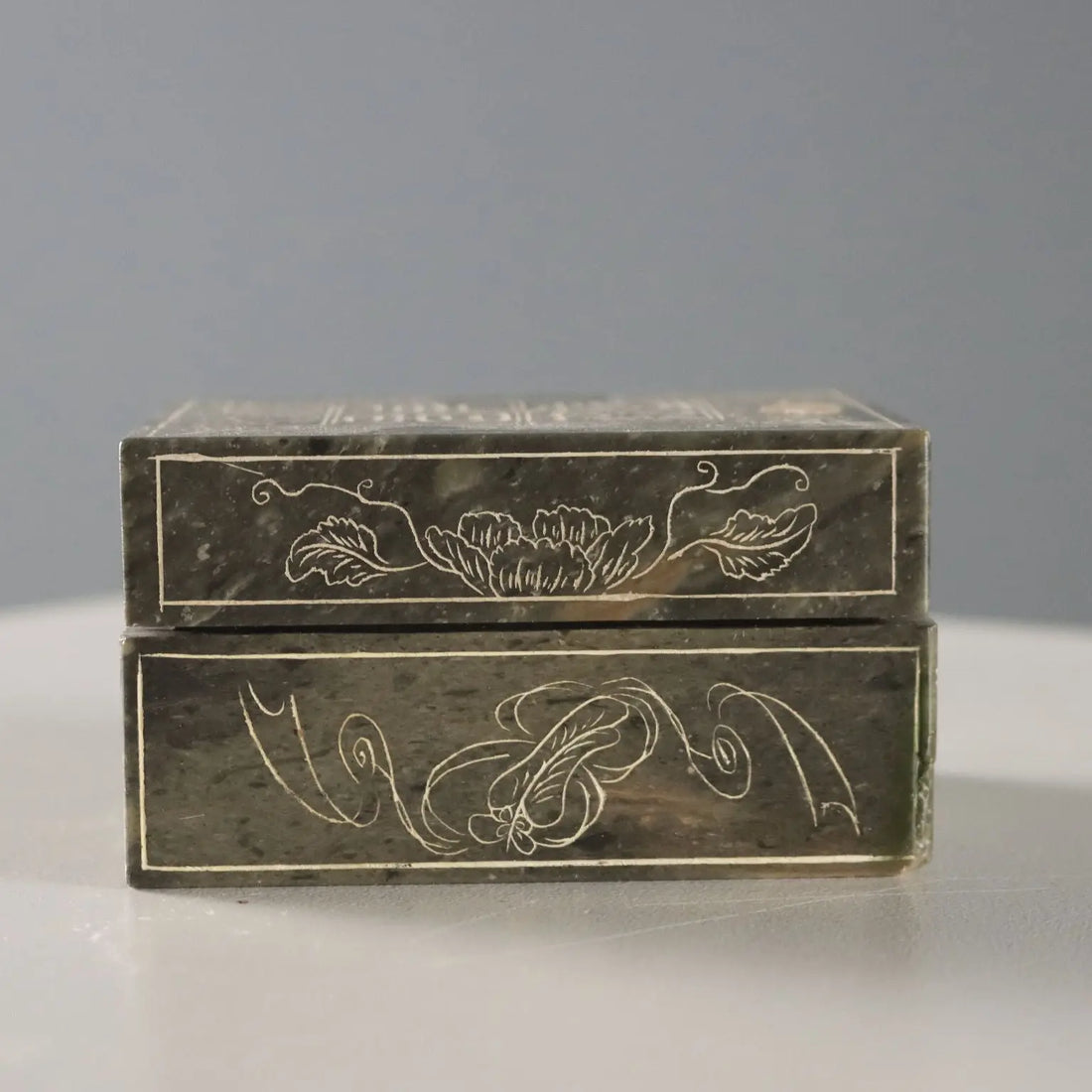 Antique Box Soapstone Rock China XX Century - China, XX Century | Antiques | Fancy Goods