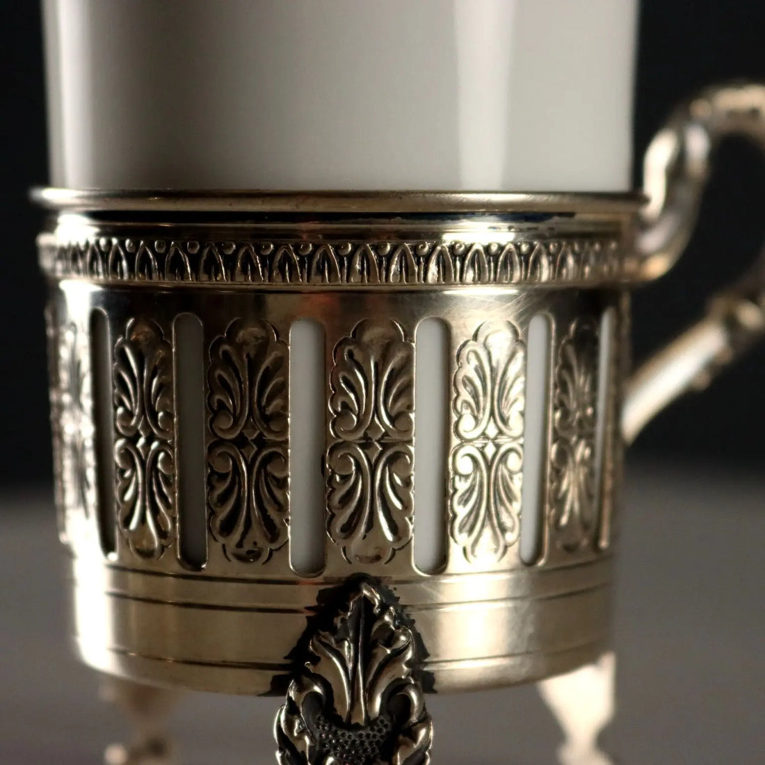 Antique Coffee Cups Silver and Porcelain Heinrich Manufactory '900 - Germany, Second Half XX Century | Antiques | Fancy Goods