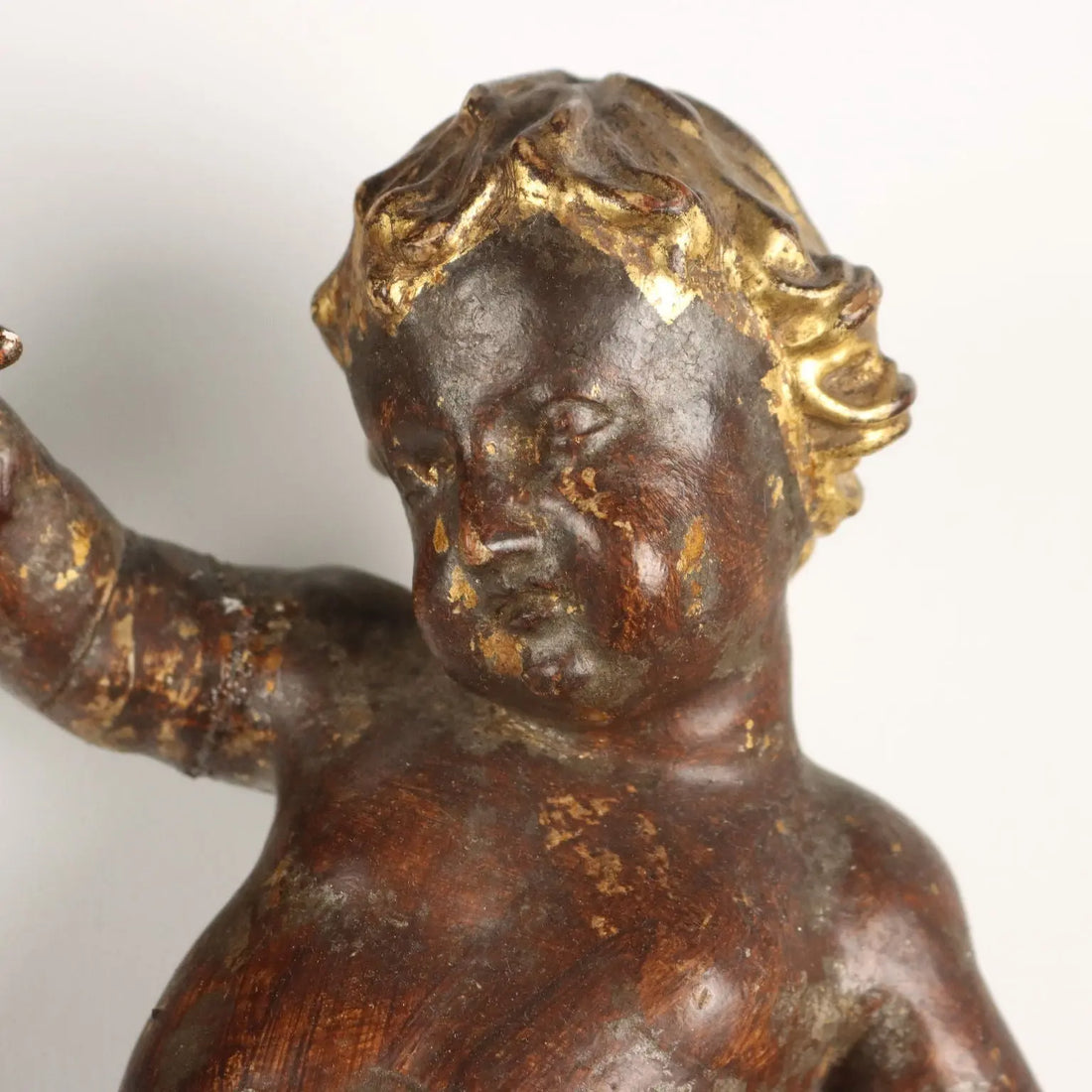 Antique Angels Carved Gilded Lacquered Wood Italy XIX Century - Italy, Early XIX Century | Antiques | Fancy Goods