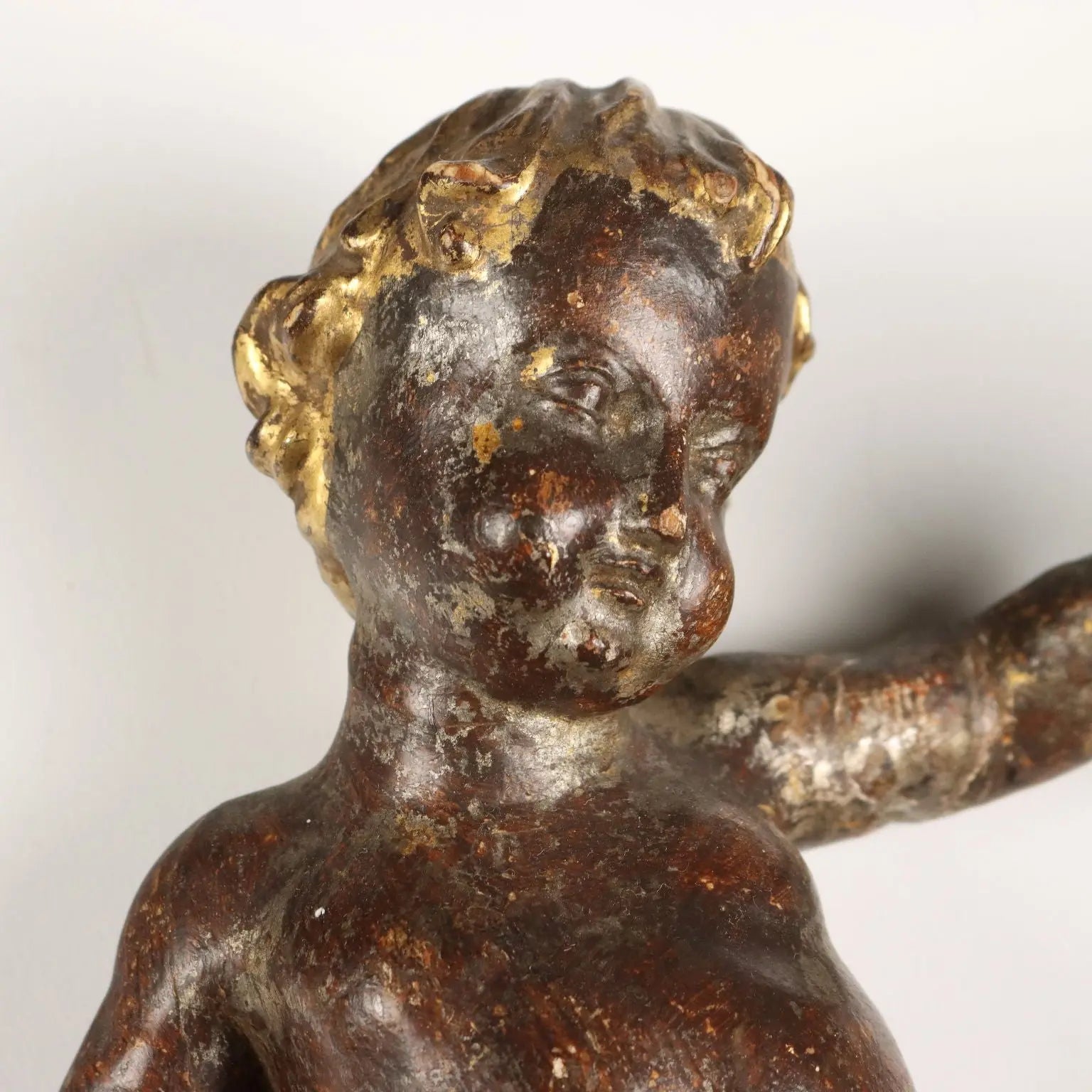 Antique Angels Carved Gilded Lacquered Wood Italy XIX Century - Italy, Early XIX Century | Antiques | Fancy Goods