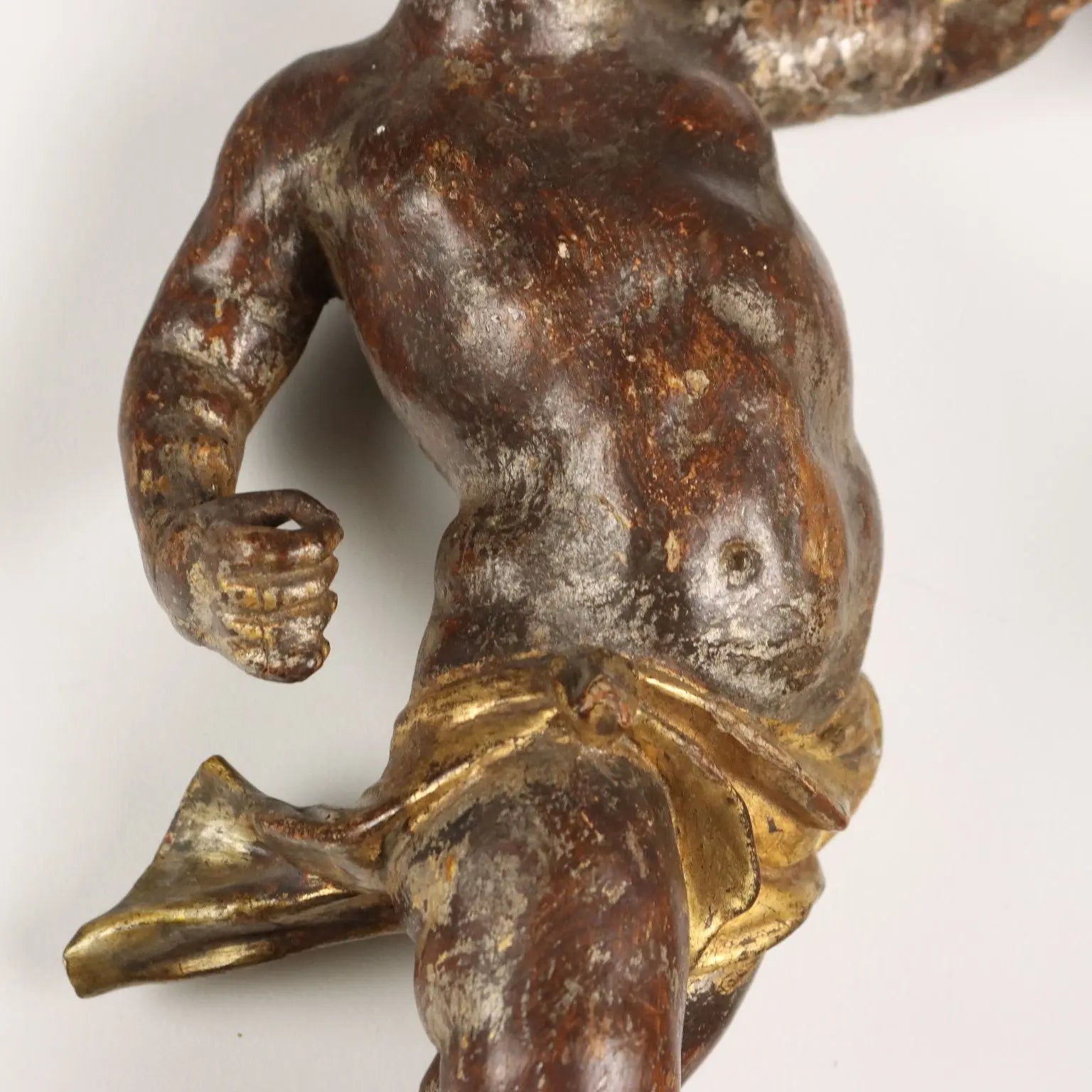 Antique Angels Carved Gilded Lacquered Wood Italy XIX Century - Italy, Early XIX Century | Antiques | Fancy Goods