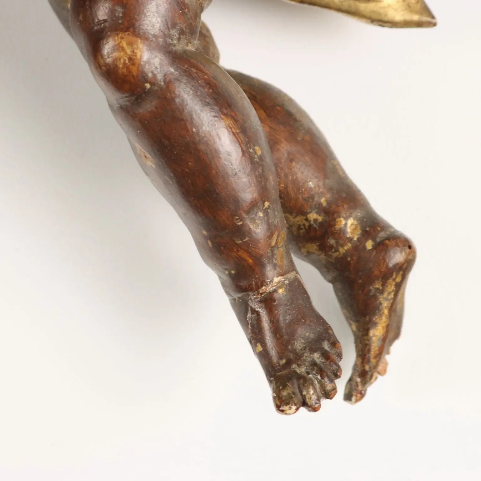 Antique Angels Carved Gilded Lacquered Wood Italy XIX Century - Italy, Early XIX Century | Antiques | Fancy Goods