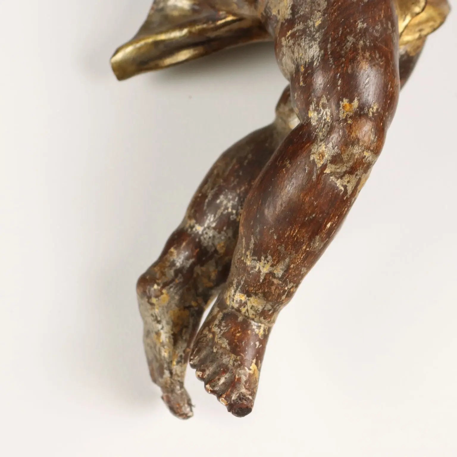 Antique Angels Carved Gilded Lacquered Wood Italy XIX Century - Italy, Early XIX Century | Antiques | Fancy Goods