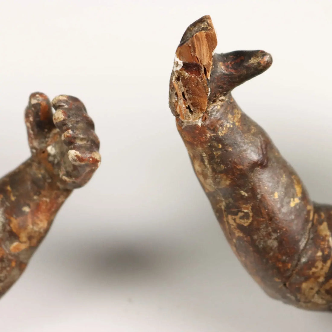 Antique Angels Carved Gilded Lacquered Wood Italy XIX Century - Italy, Early XIX Century | Antiques | Fancy Goods