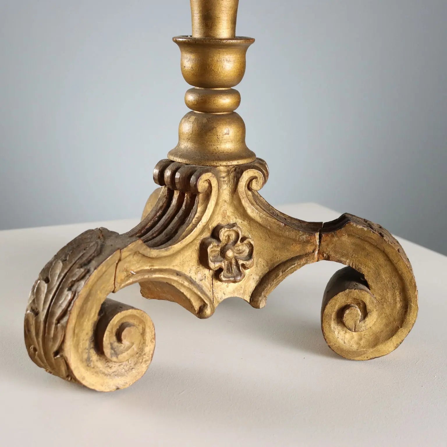 Antique Candelabra Gilded Wood 7 Arms XIX-XX Century - Europe, XIX-XX Century | Antiques | Fancy Goods