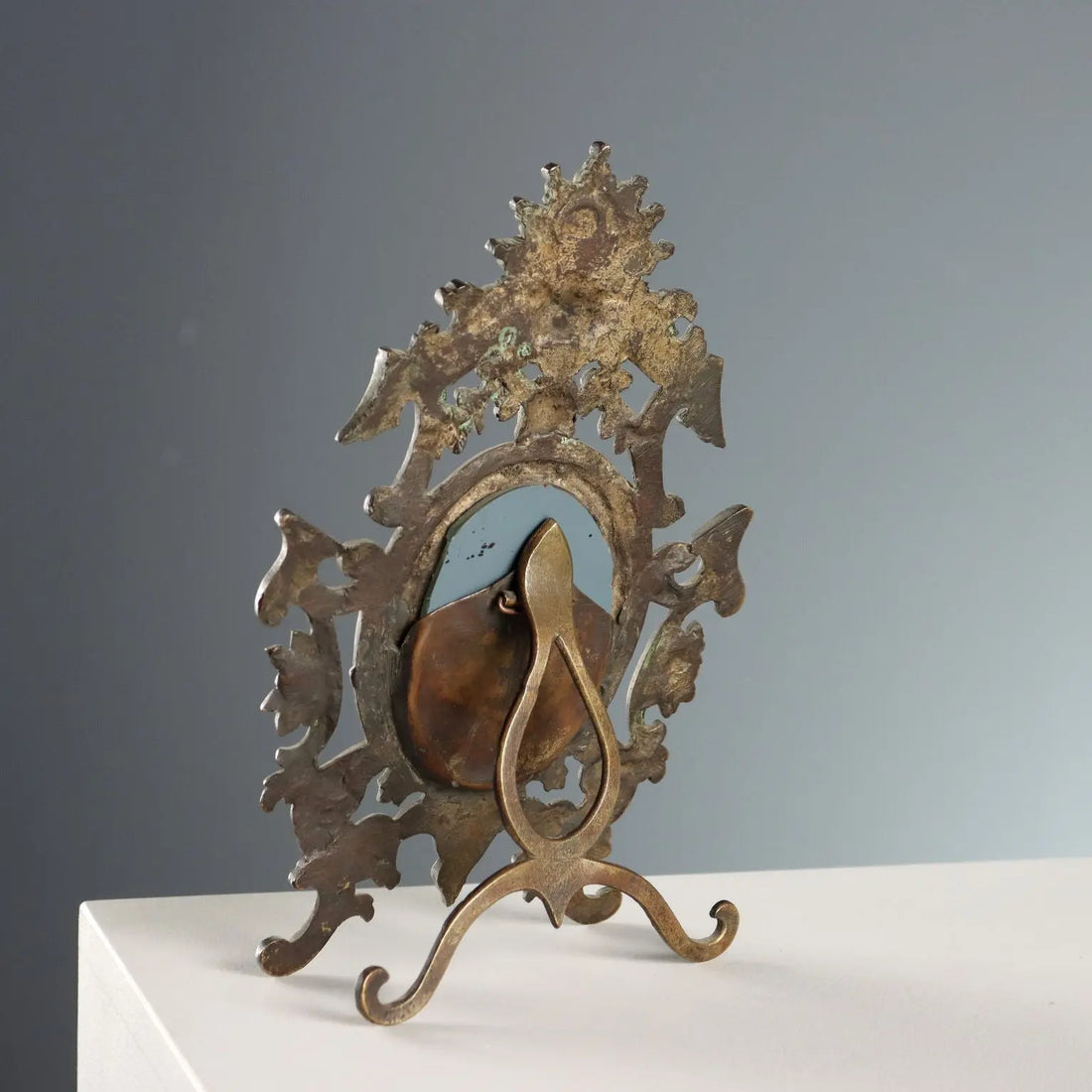 Antique Table Mirror Bronze Decorations Italy XIX-XX Century - Italy, Late XIX-Early XX Century | Antiques | Fancy Goods