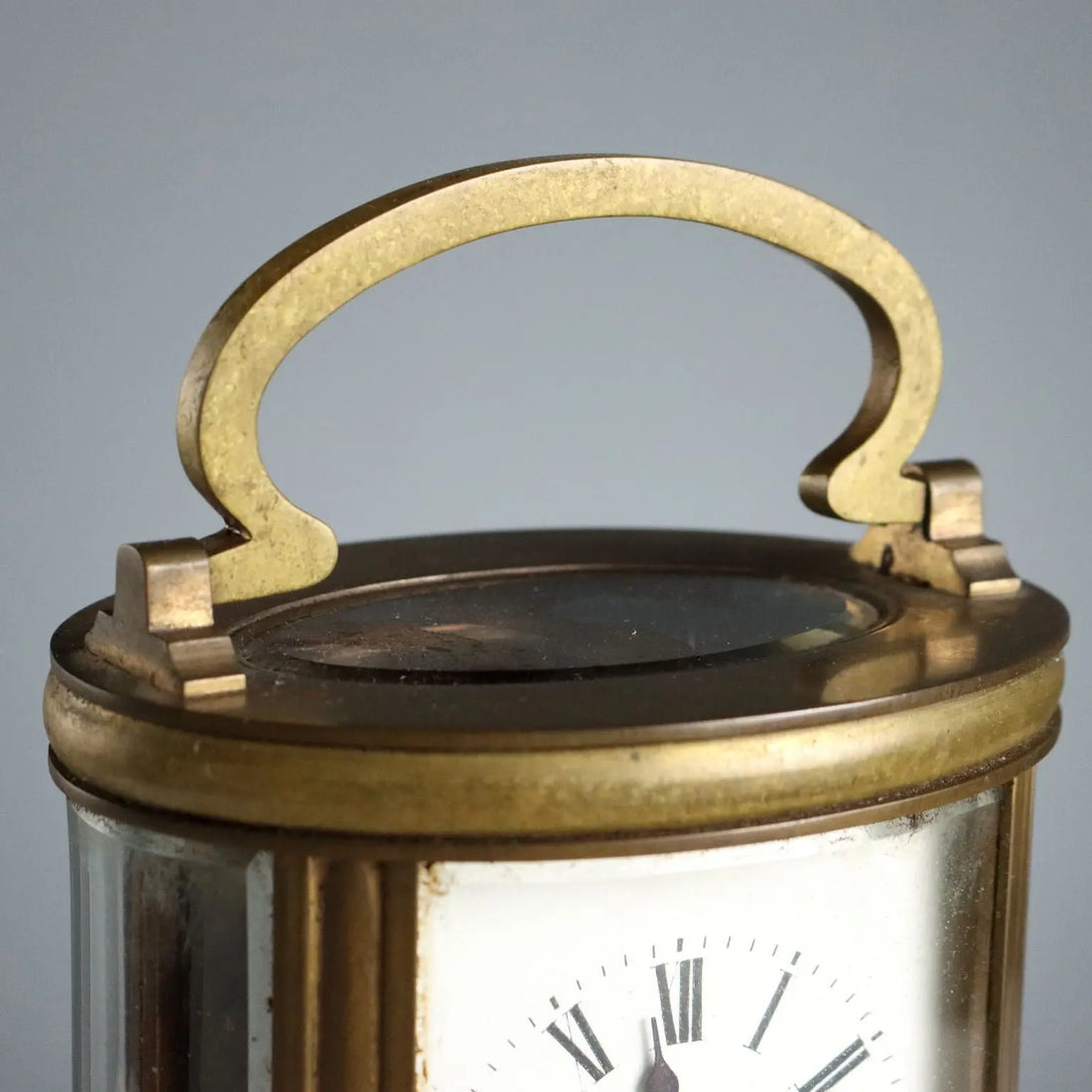 Antique Travel Clock Bronze Glass Italy XIX Century - France, XIX-XX Century | Antiques | Fancy Goods