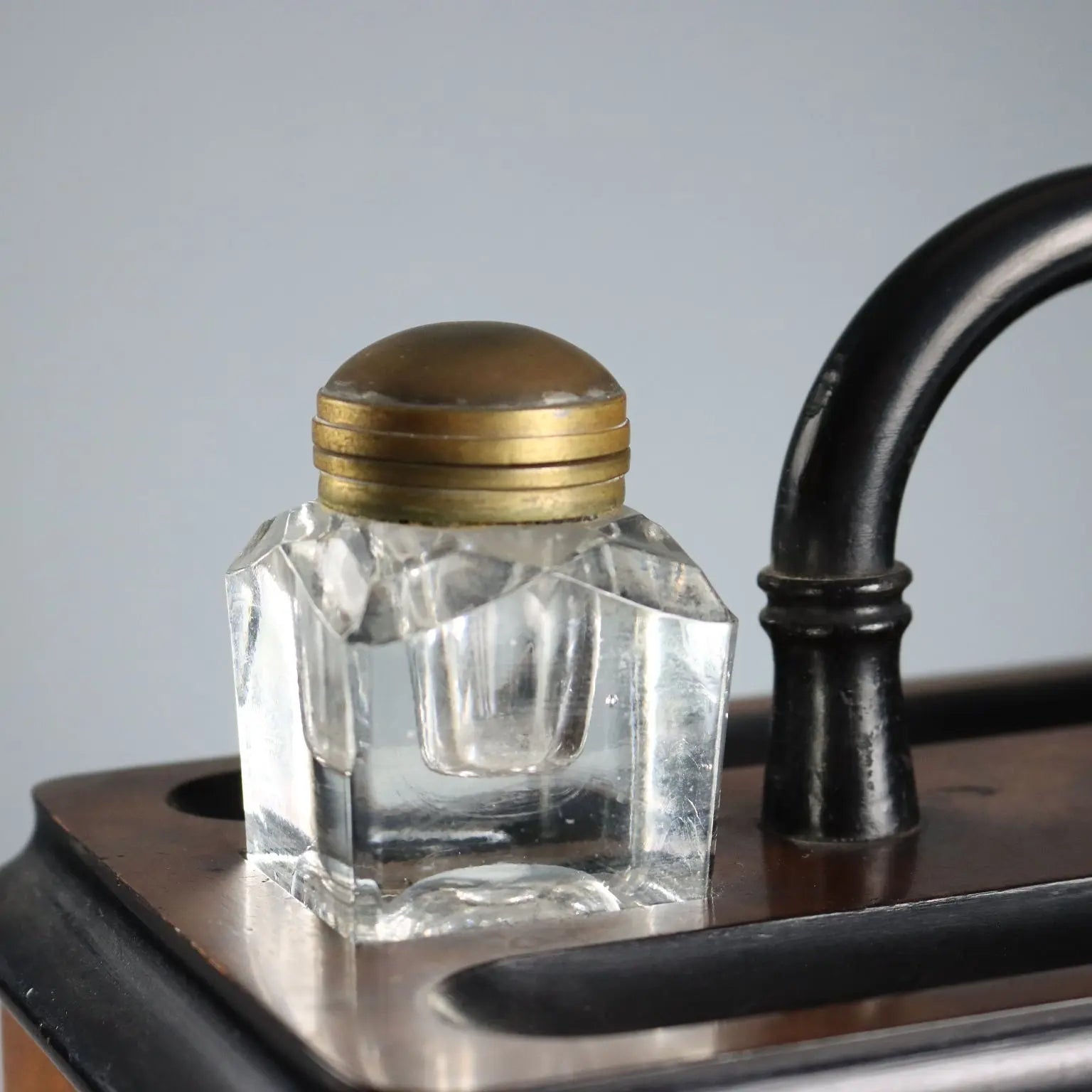 Antique Inkwell Wood with Drawer Italy Late XIX Century - Italy, XIX Century | Antiques | Fancy Goods