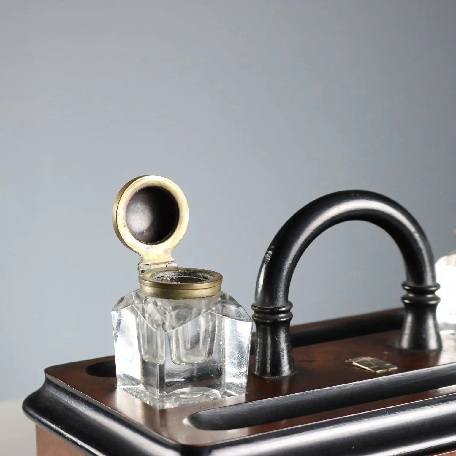 Antique Inkwell Wood with Drawer Italy Late XIX Century - Italy, XIX Century | Antiques | Fancy Goods