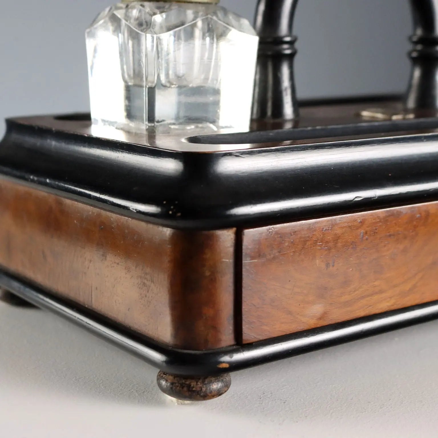 Antique Inkwell Wood with Drawer Italy Late XIX Century - Italy, XIX Century | Antiques | Fancy Goods
