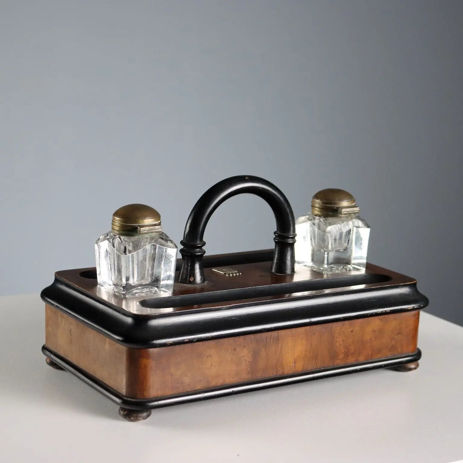 Antique Inkwell Wood with Drawer Italy Late XIX Century - Italy, XIX Century | Antiques | Fancy Goods