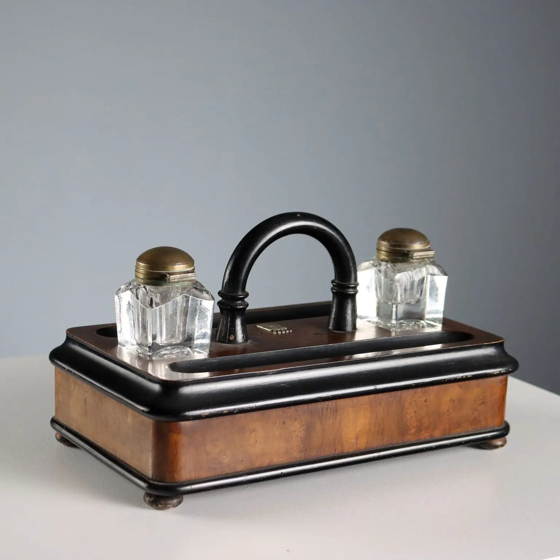 Antique Inkwell Wood with Drawer Italy Late XIX Century - Italy, XIX Century | Antiques | Fancy Goods
