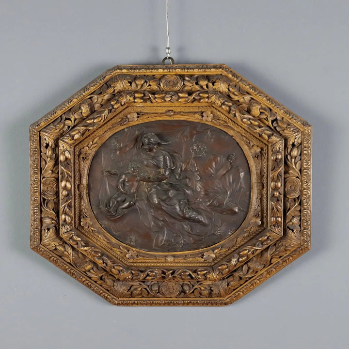 Antique Copper Plaque Rest on the Flight into Egypt XIX Century - Italy, Late XIX Century | Antiques | Fancy Goods