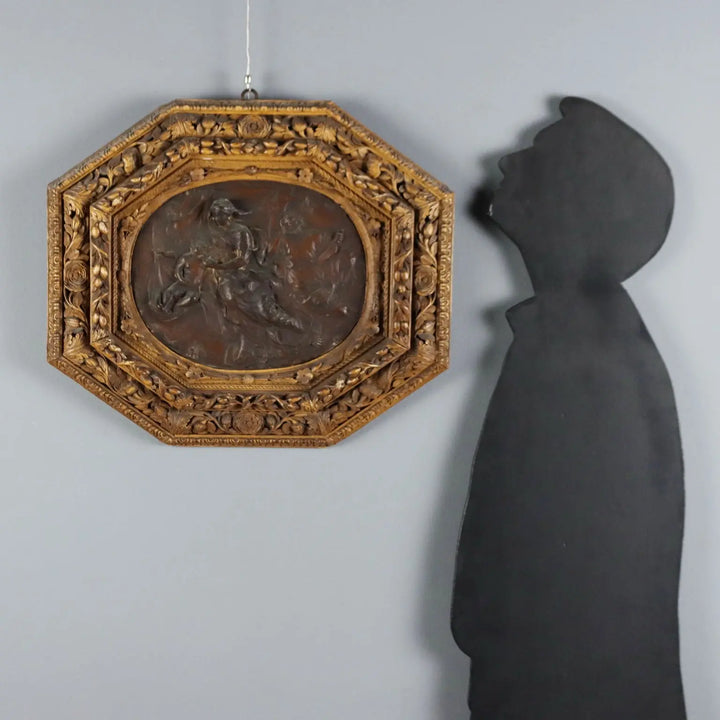 Antique Copper Plaque Rest on the Flight into Egypt XIX Century - Italy, Late XIX Century | Antiques | Fancy Goods