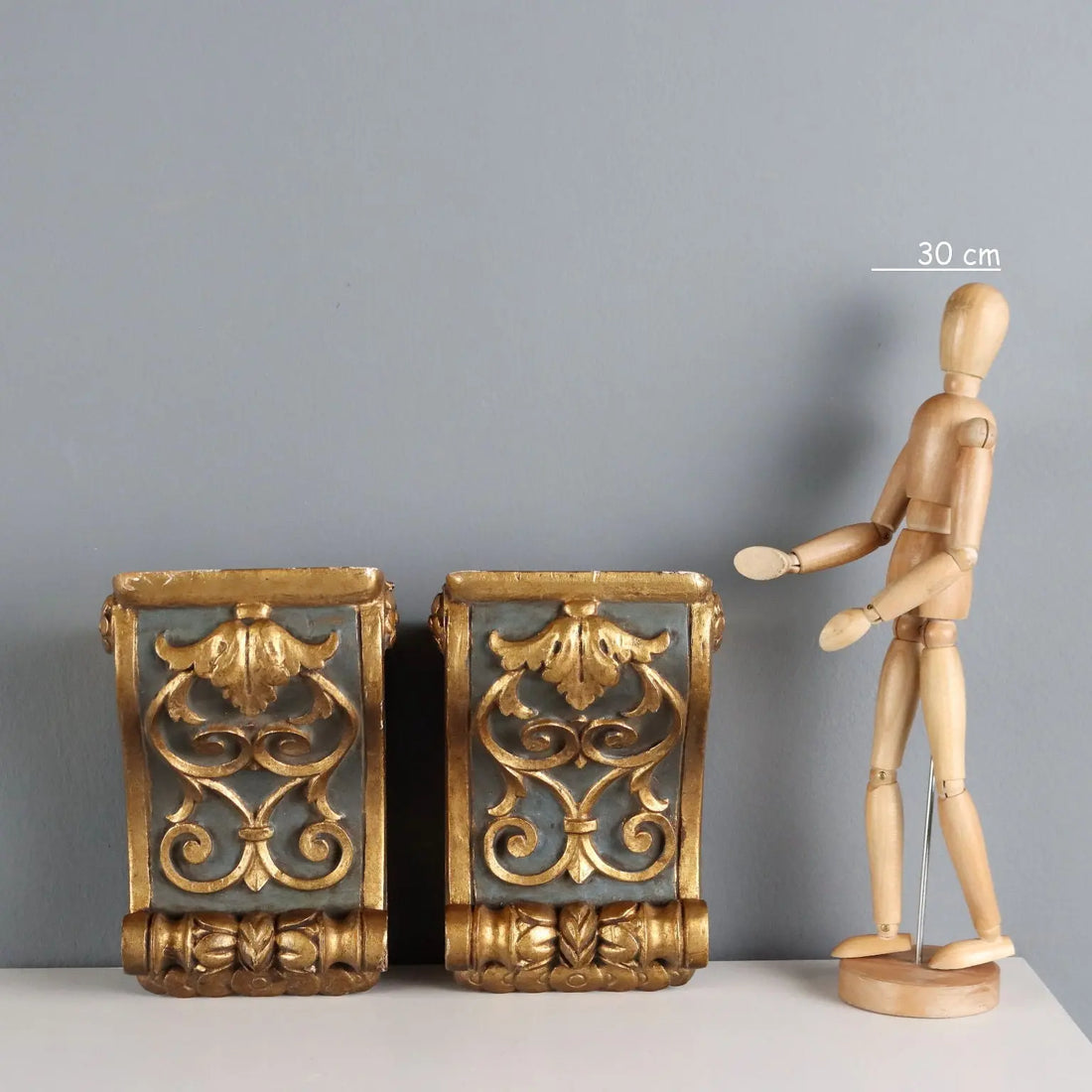 Antique Shelves Carved Gilded Wood XIX Century