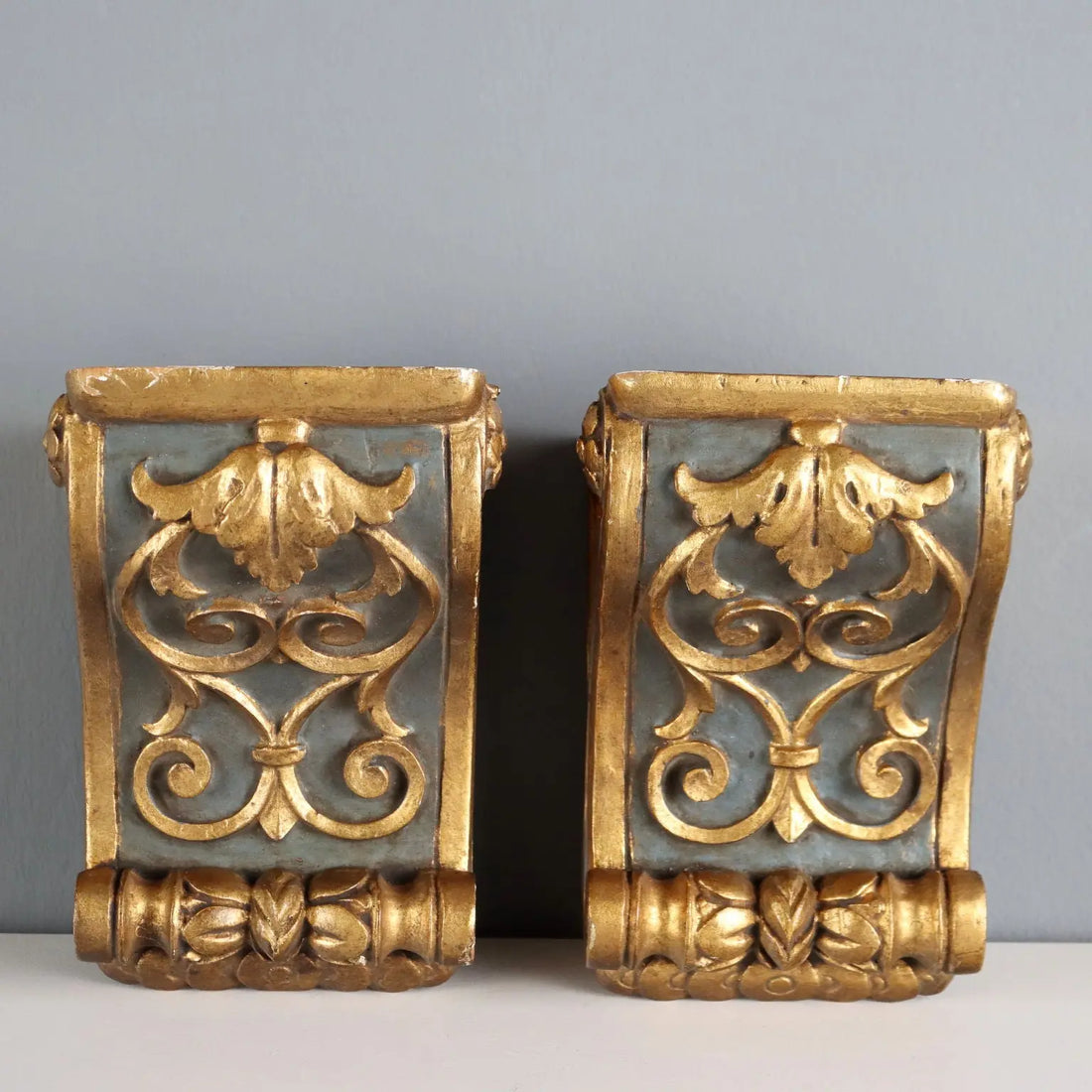 Antique Shelves Carved Gilded Wood XIX Century
