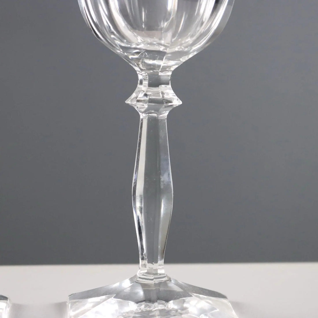 Antique Glasses Set Crystal Italy XX Century