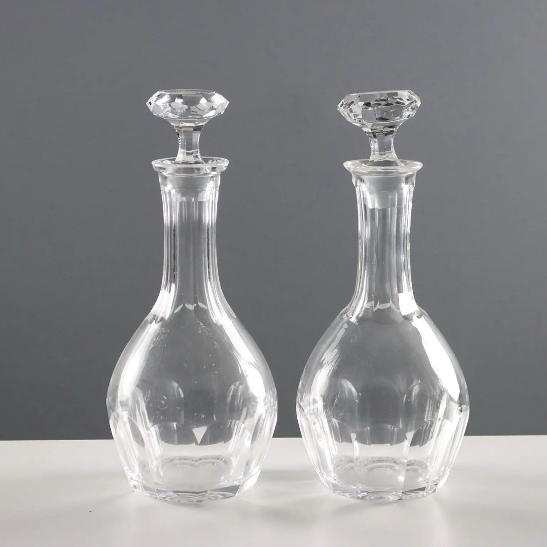 Antique Glasses Set Crystal Italy XX Century