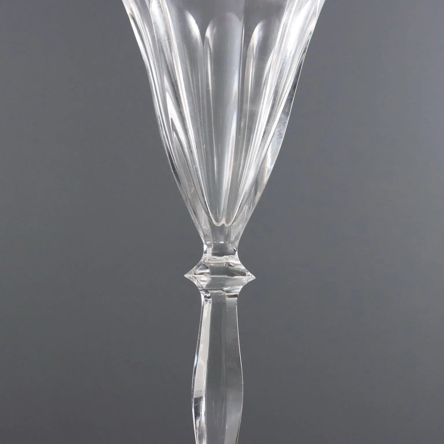 Antique Glasses Set Crystal Italy XX Century