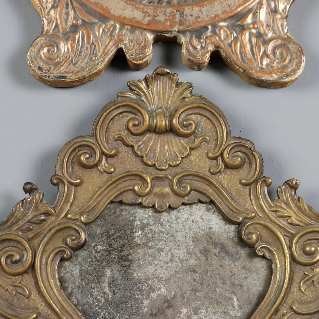 Antique Altar Cards Various Dimensions Bronze XIX Century