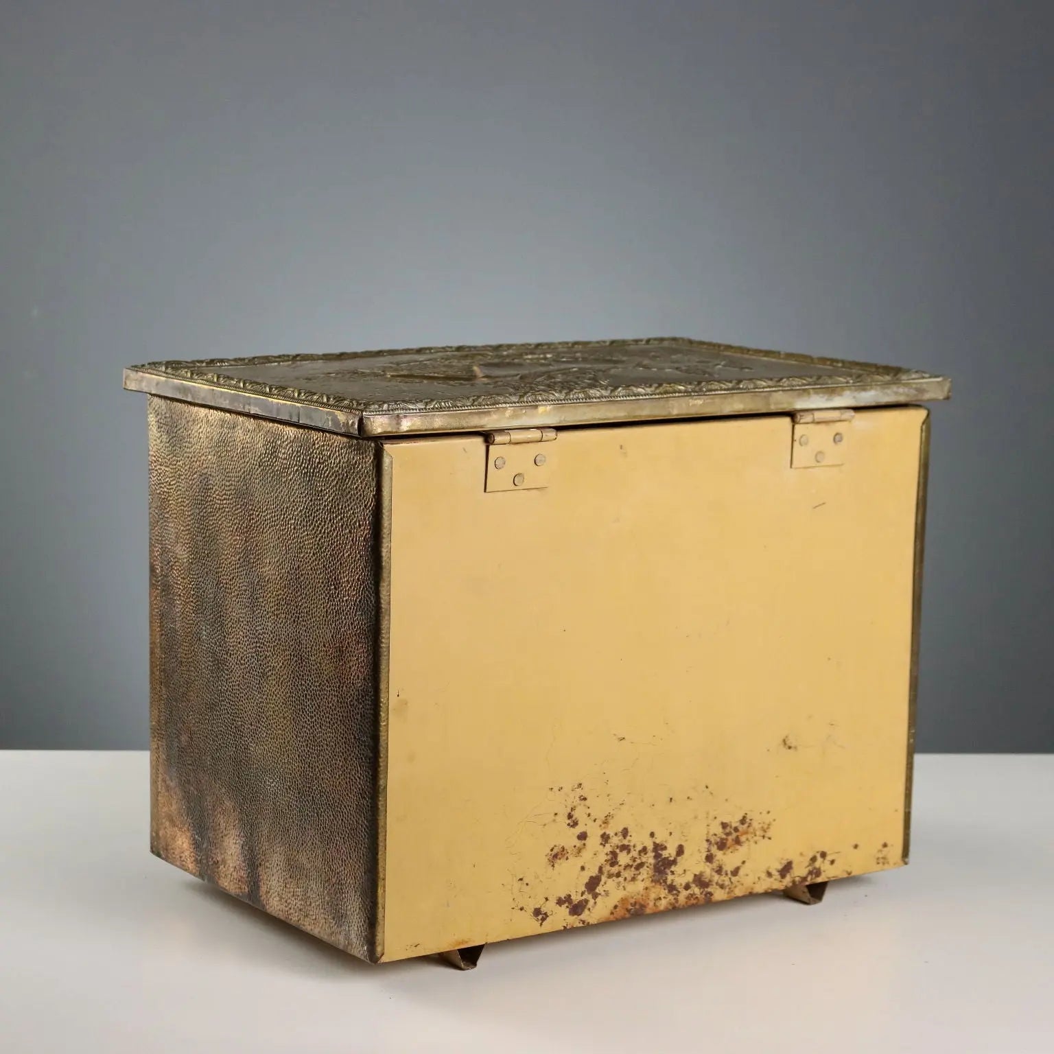 Antique Trunk for Timber Metal United Kingdom XX Century