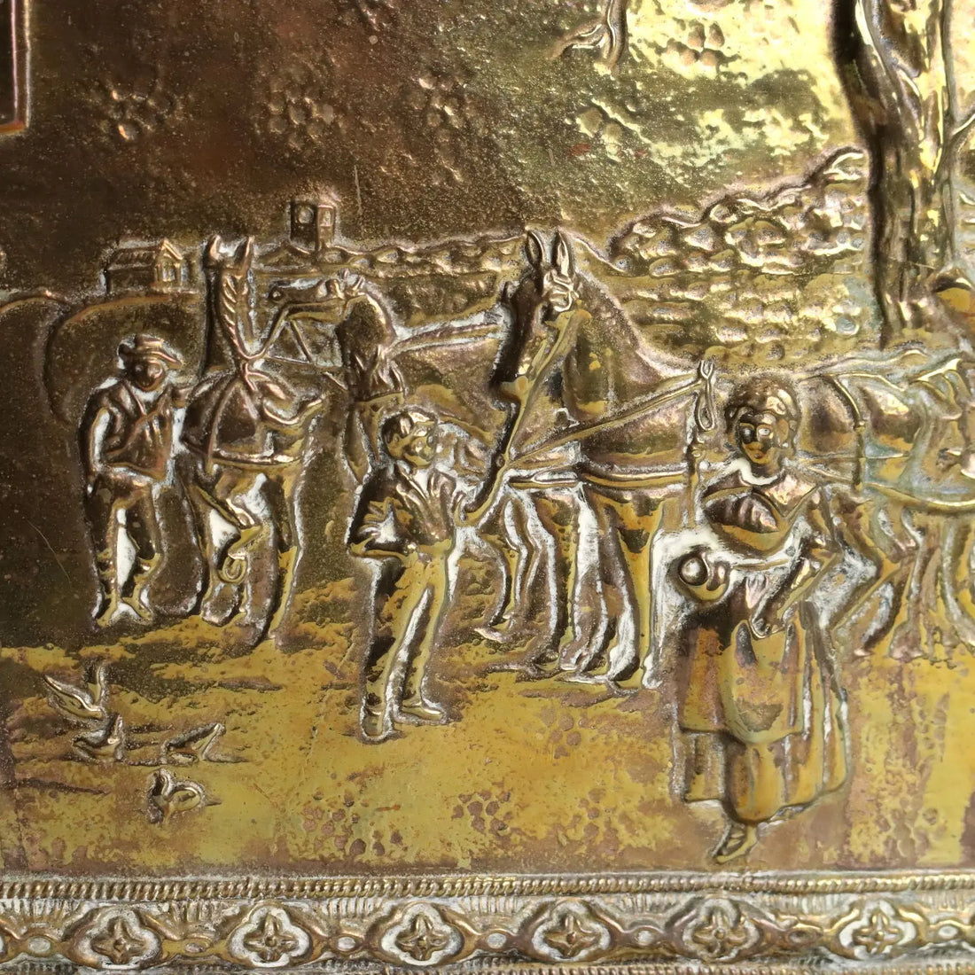 Antique Trunk for Timber Metal United Kingdom XX Century