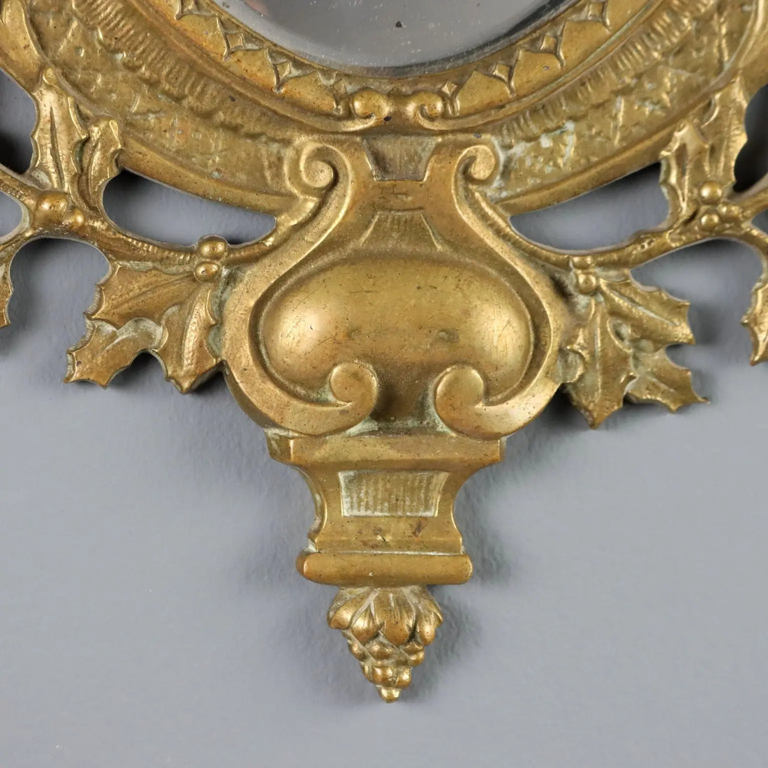 Antique Mirror Bronze Decorations Italy XIX-XX Century