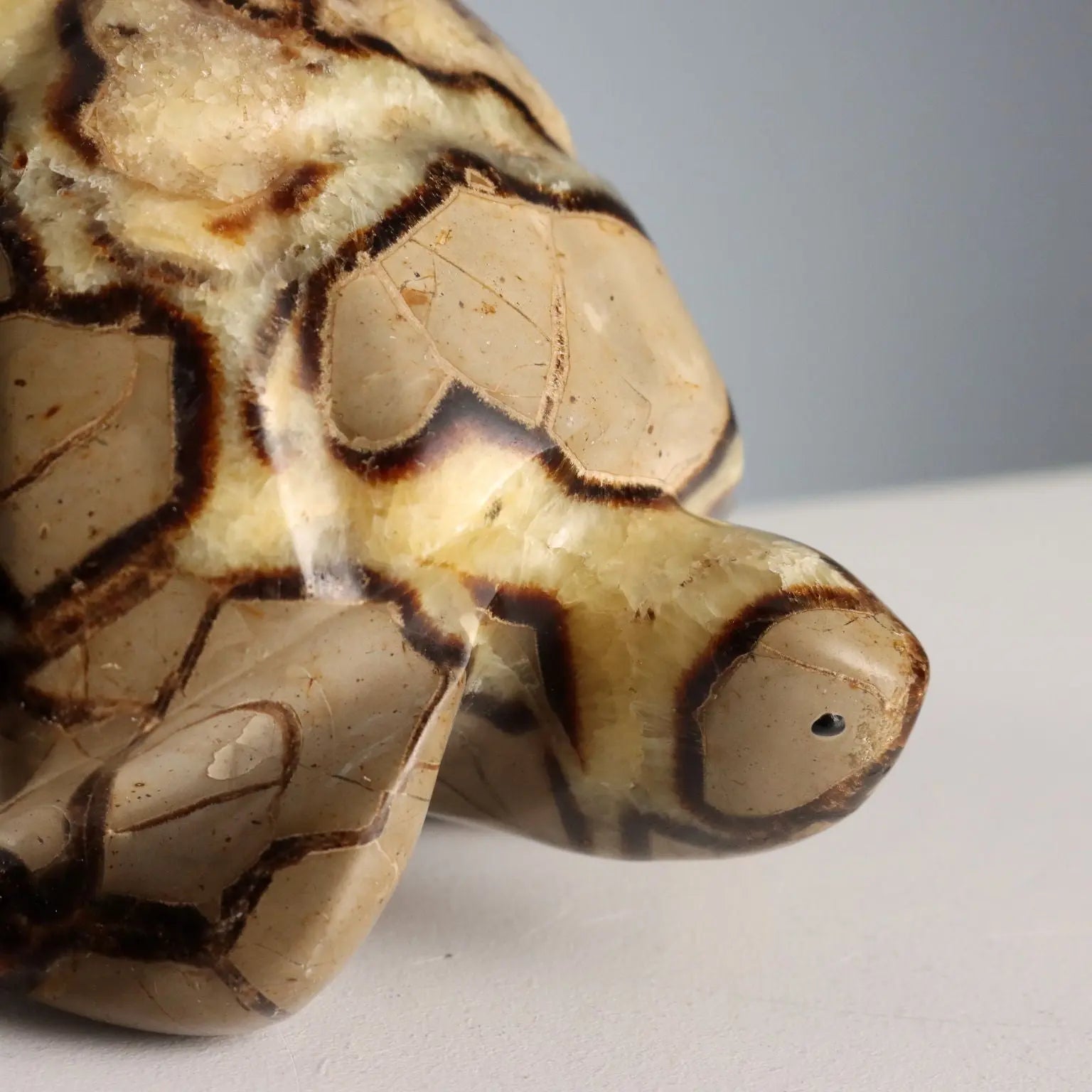 Antique Sculpture Septarian Stone Europe XX Century