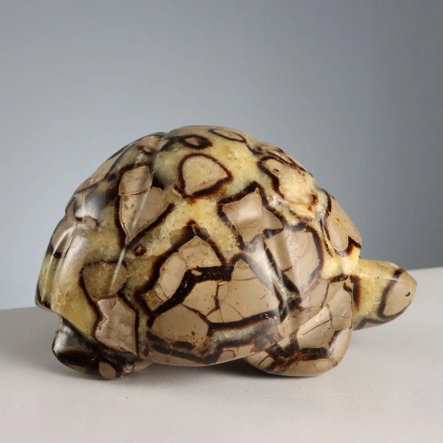 Antique Sculpture Septarian Stone Europe XX Century