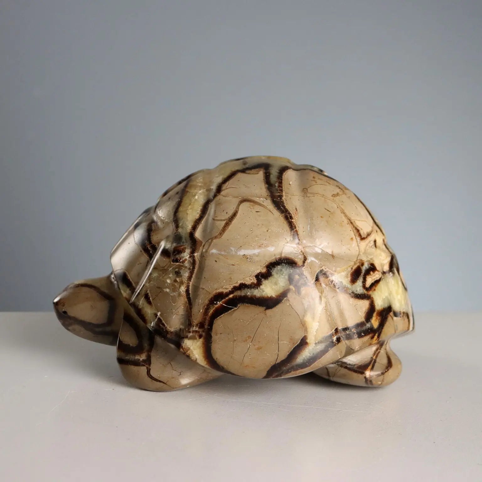 Antique Sculpture Septarian Stone Europe XX Century