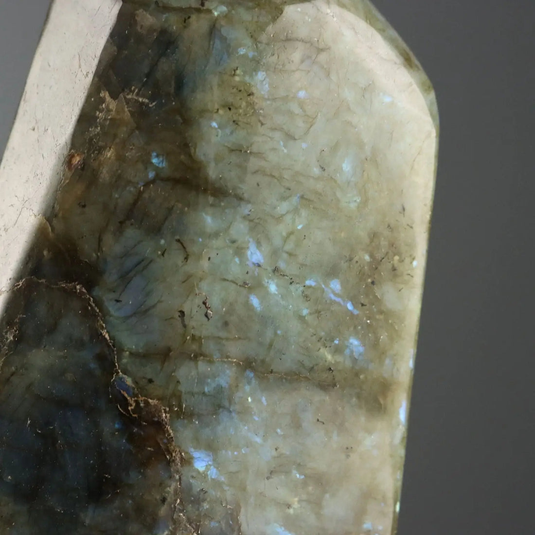 Group of Four Labradorite Stones Semi-Precious
