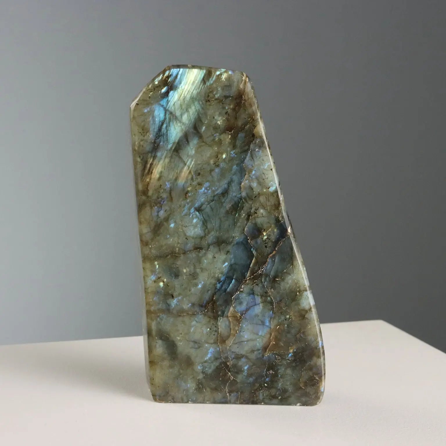 Group of Four Labradorite Stones Semi-Precious
