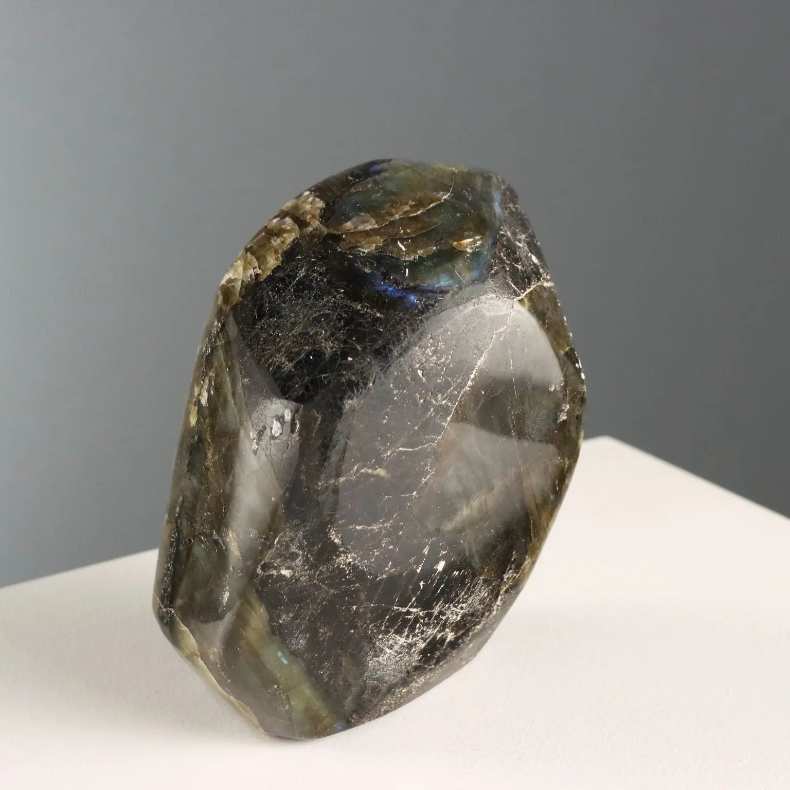 Group of Four Labradorite Stones Semi-Precious