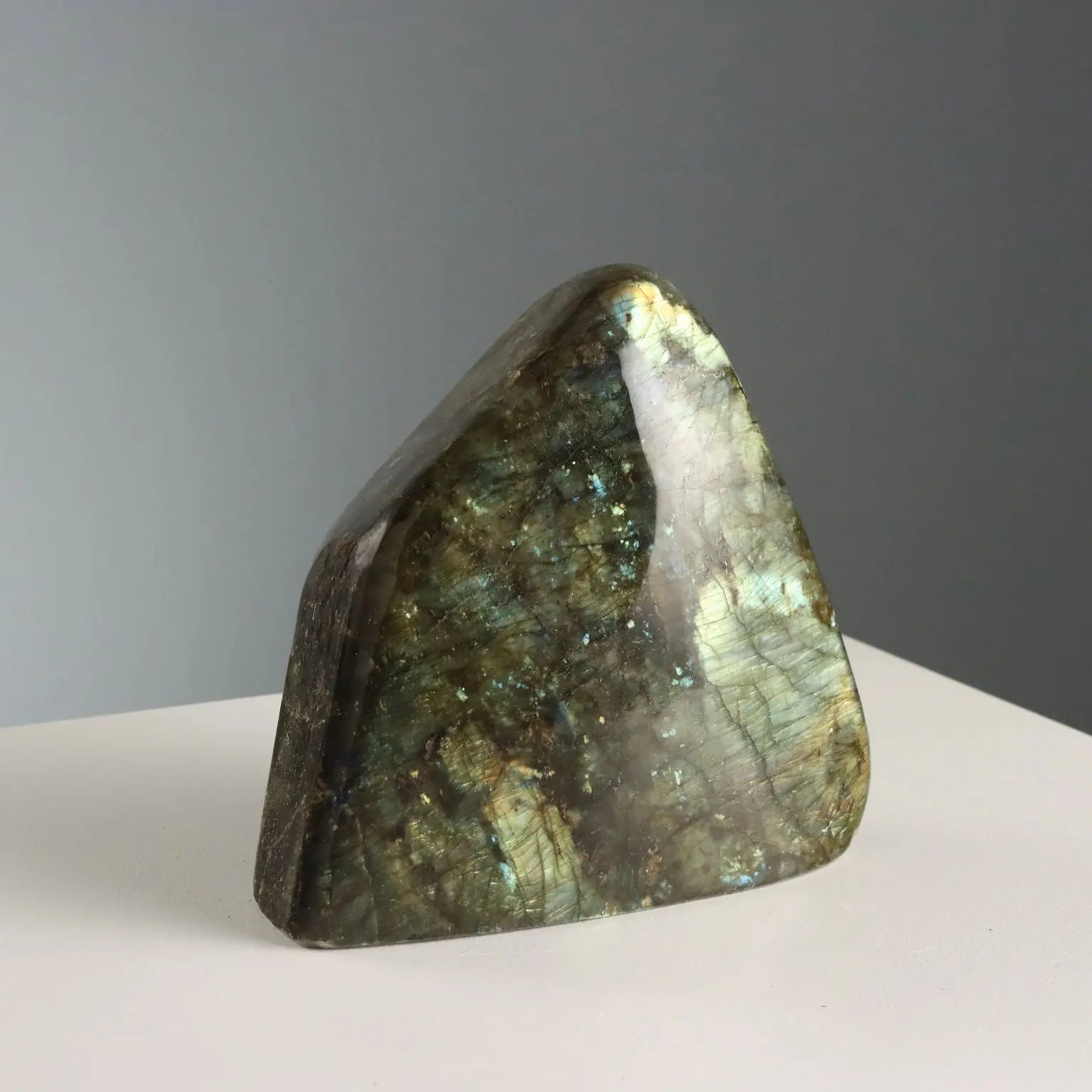 Group of Four Labradorite Stones Semi-Precious