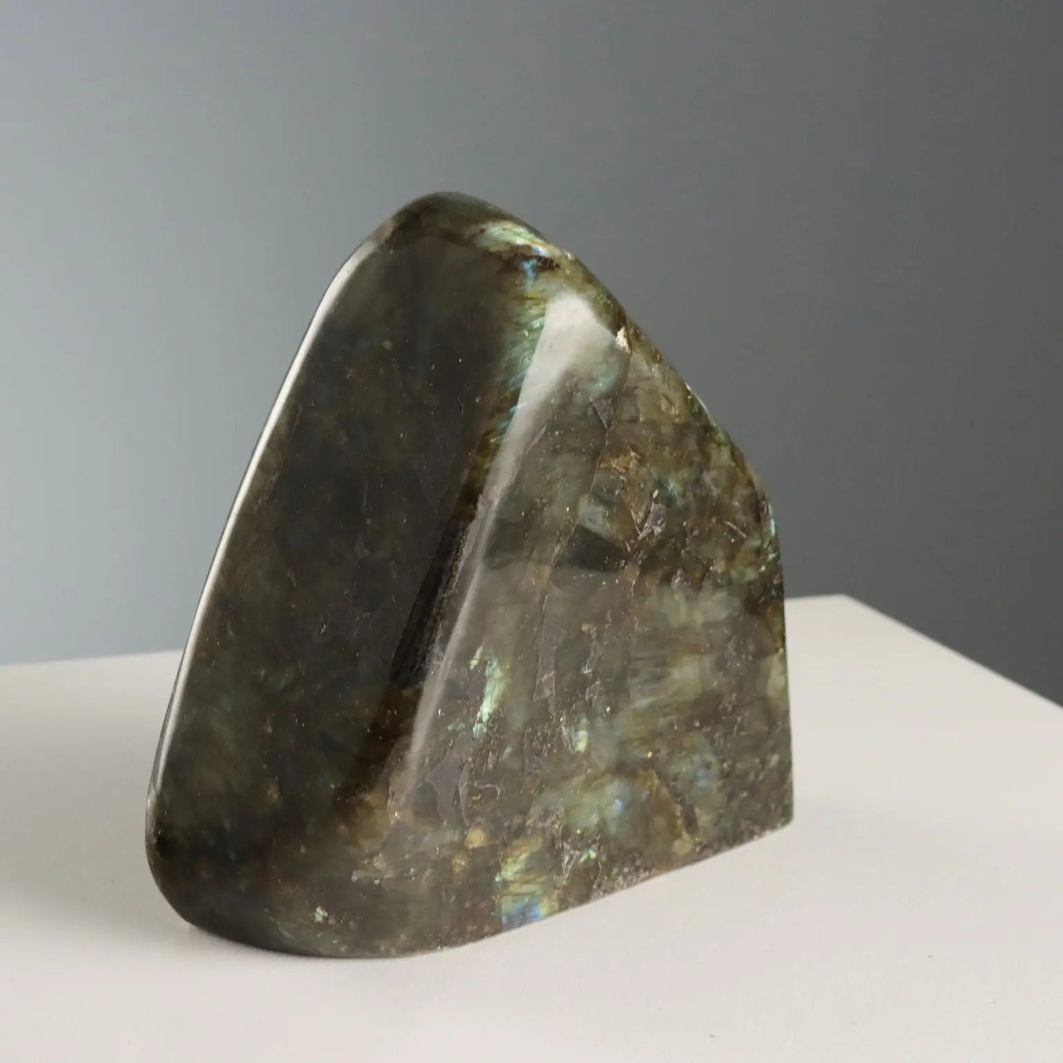 Group of Four Labradorite Stones Semi-Precious