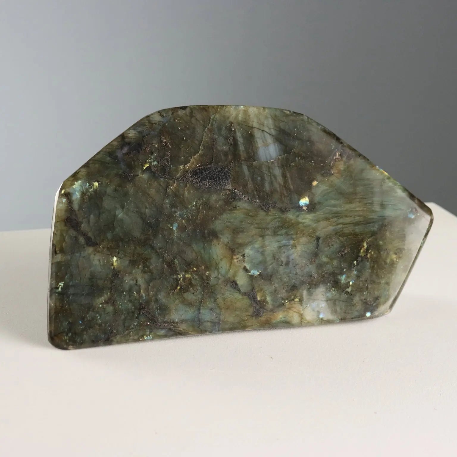 Group of Four Labradorite Stones Semi-Precious