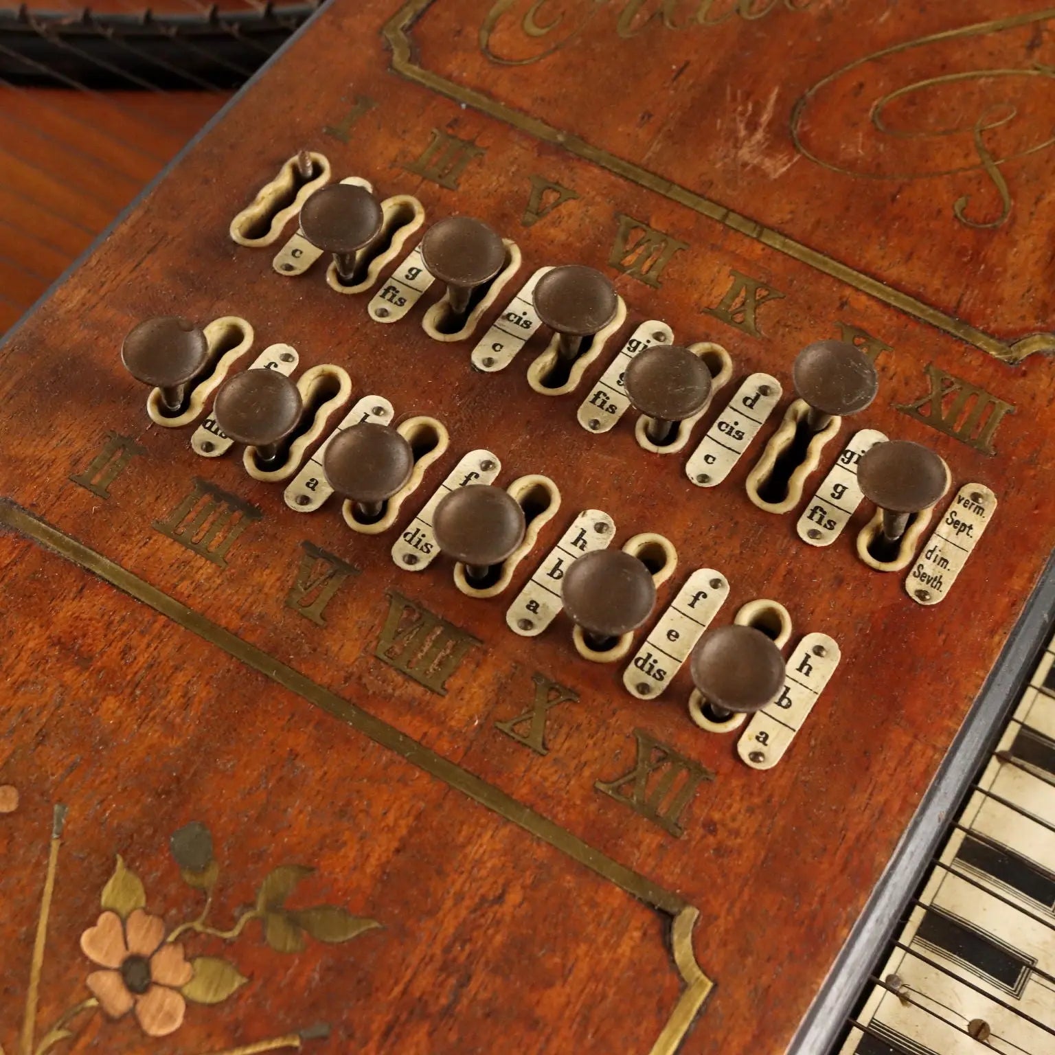 Autoharp Muller's Erato Harfe Early XX Century