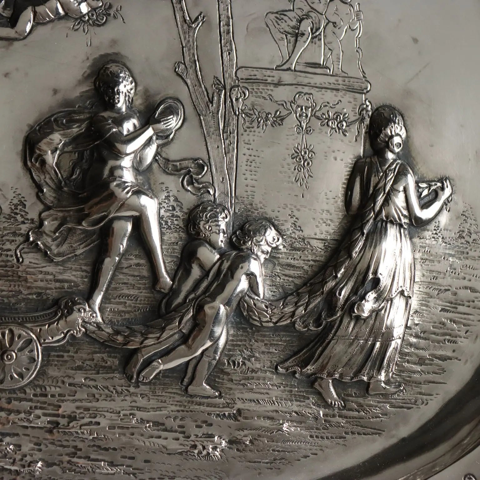Antique Tray Silver Manufacture of Paris XX Century