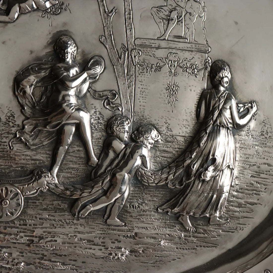 Antique Tray Silver Manufacture of Paris XX Century
