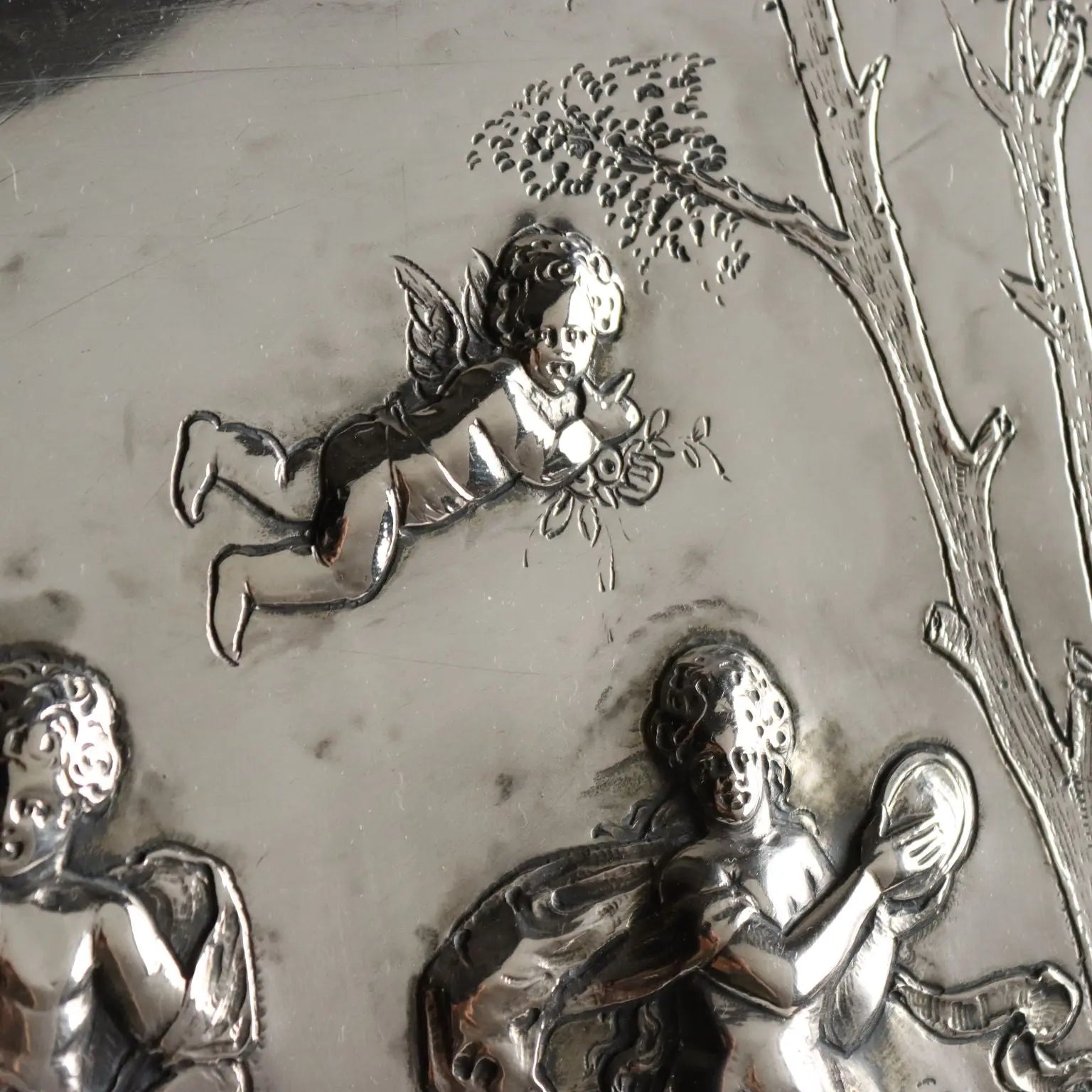 Antique Tray Silver Manufacture of Paris XX Century