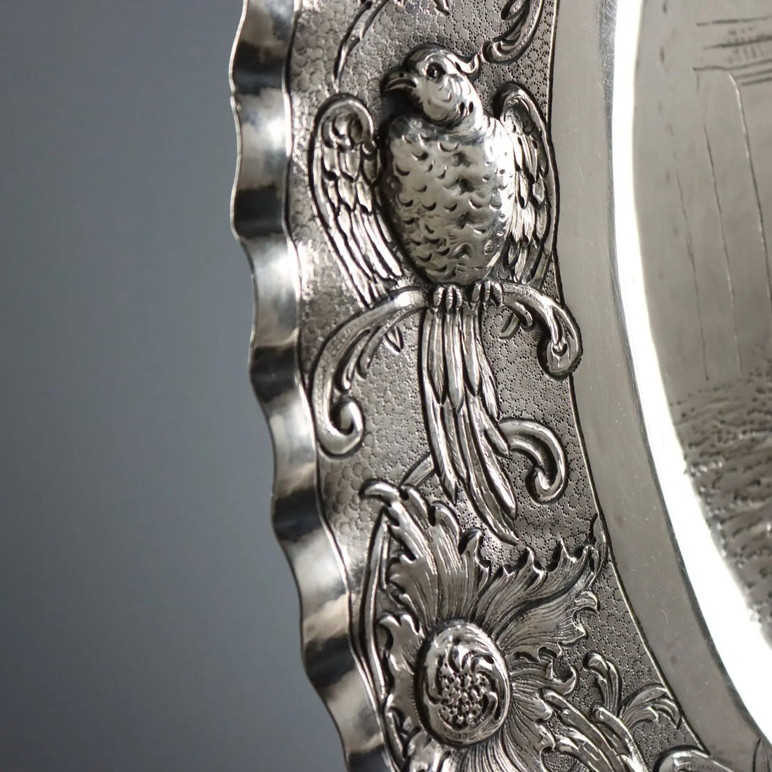 Antique Tray Silver Manufacture of Paris XX Century