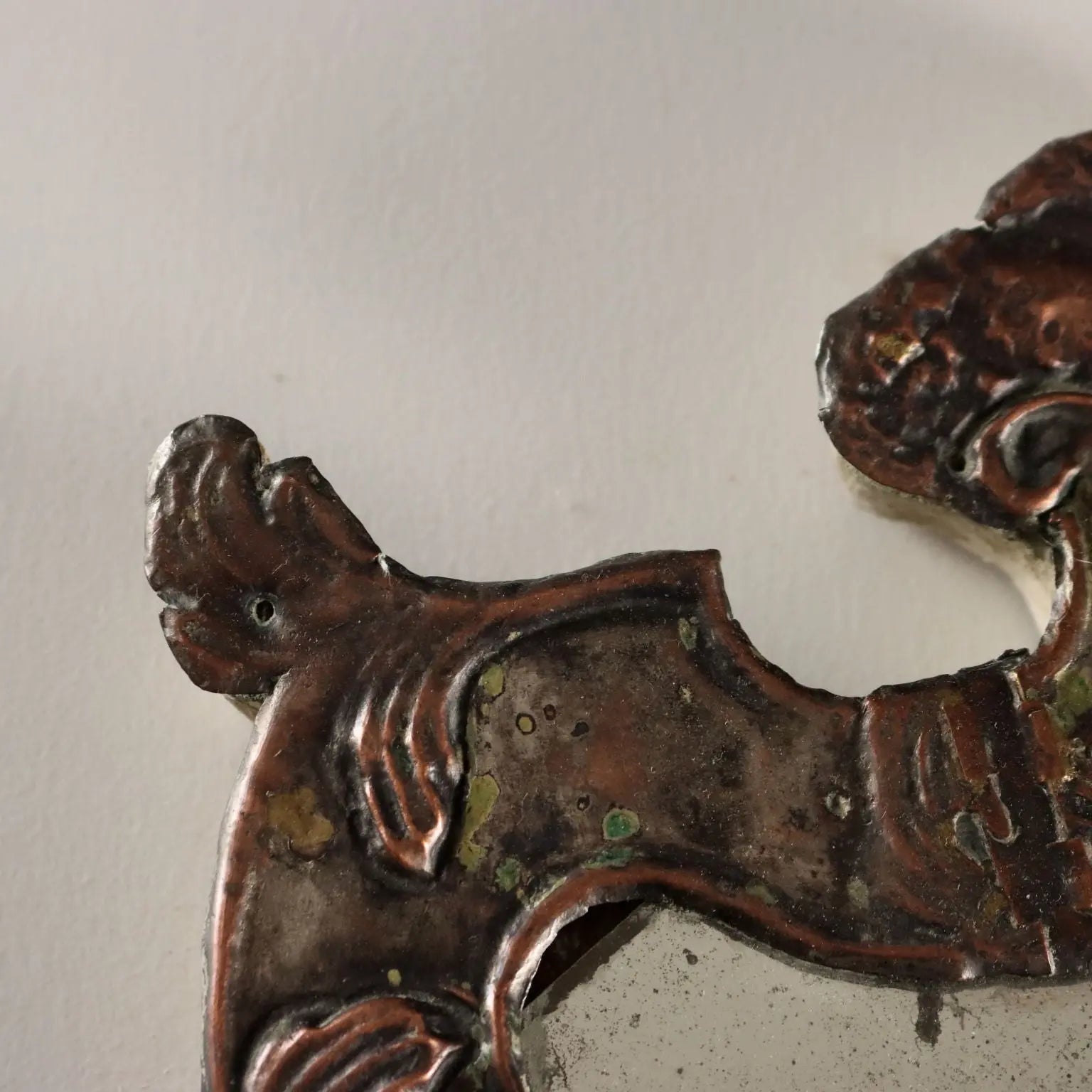 Antique Altar Card with Mirror Sheeth Metal Italy XVIII-XIX Century - Italy, XVIII-XIX Century | Antiques | Fancy Goods