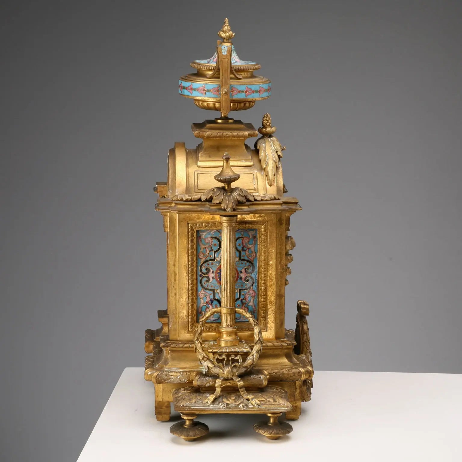 Antique Table Clock Gilded Bronze France XIX-XX Century